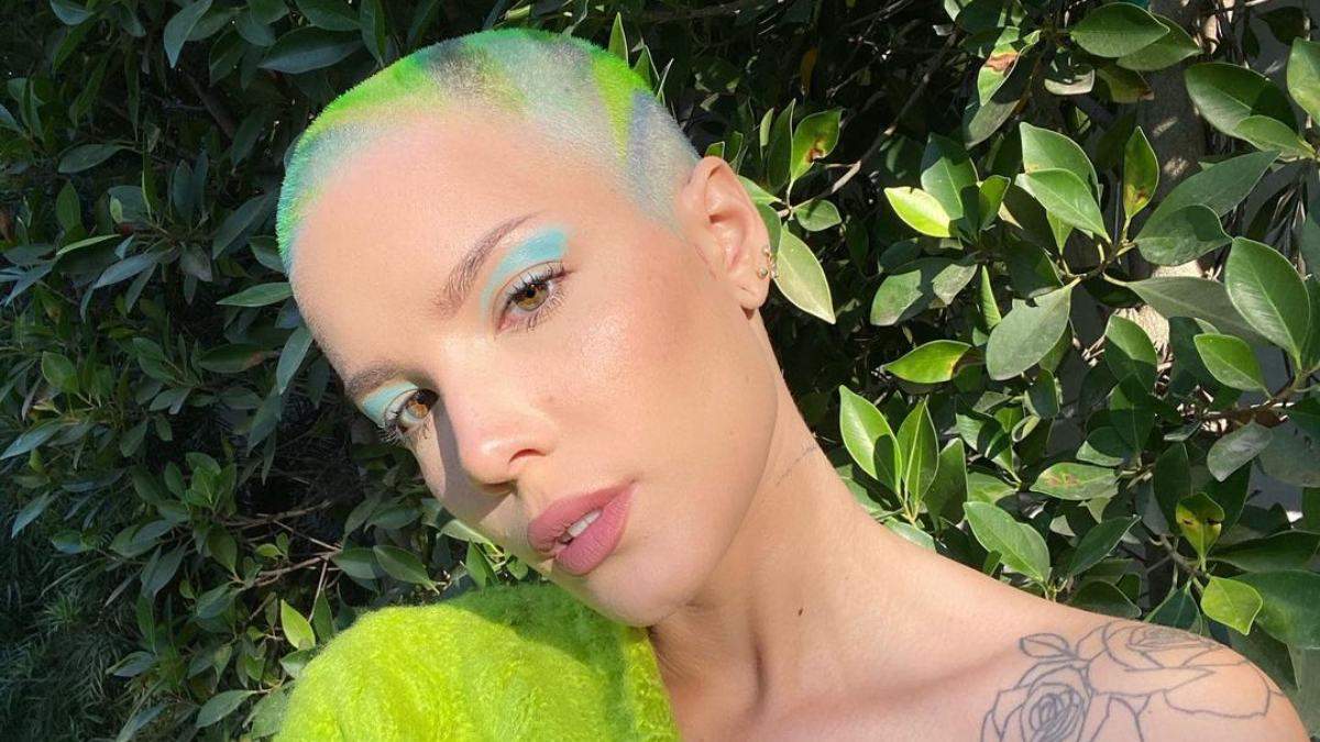 Halsey сменила имидж: сумасшедший цвет волос и макияж Halsey сменила имидж: сумасшедший цвет волос и макияж